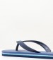 Ανδρικές Σαγιονάρες & Πέδιλα Beach.Logo Μπλε Καουτσούκ Pepe Jeans