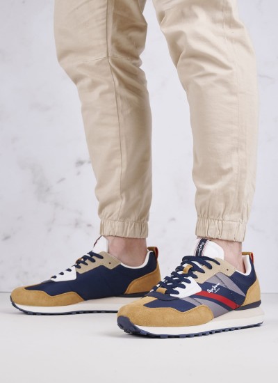 Ανδρικά Παντελόνια Callen.Crop Μαύρο Πολυεστέρα Pepe Jeans