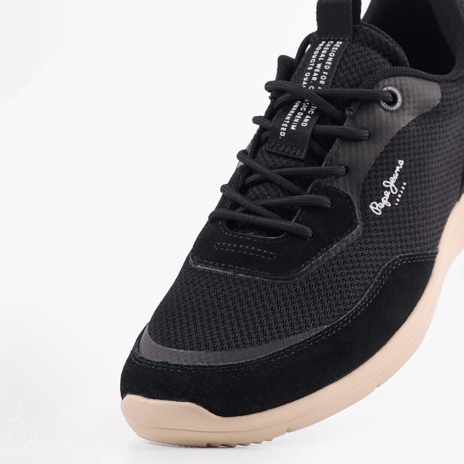 Ανδρικά Παπούτσια Casual Jay.Pro.Advance Μαύρο Ύφασμα Pepe Jeans