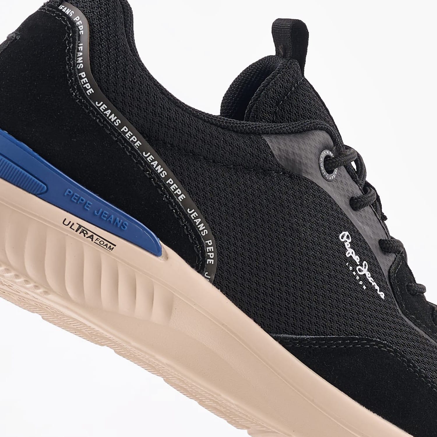 Ανδρικά Παπούτσια Casual Jay.Pro.Advance Μαύρο Ύφασμα Pepe Jeans Ανδρικά Παπούτσια Casual Jay.Pro.Advance Μαύρο Ύφασμα Pepe Jeans