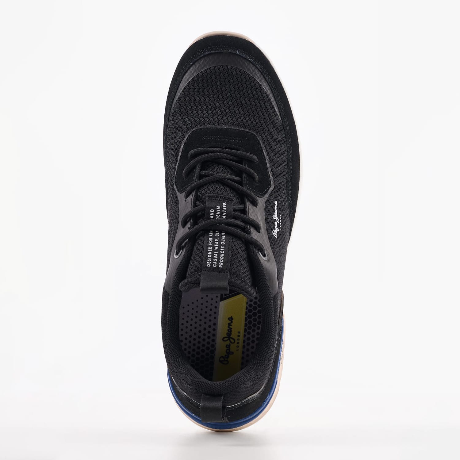 Ανδρικά Παπούτσια Casual Jay.Pro.Advance Μαύρο Ύφασμα Pepe Jeans Ανδρικά Παπούτσια Casual Jay.Pro.Advance Μαύρο Ύφασμα Pepe Jeans