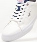 Men Casual Shoes Kenton.Flag.M White Leather Pepe Jeans