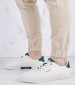 Men Casual Shoes Kenton.Flag White Leather Pepe Jeans
