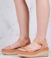 Women Platforms Low Witney.Brand Orange ECOleather Pepe Jeans