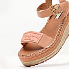 Women Platforms Low Witney.Brand Orange ECOleather Pepe Jeans Women Platforms Low Witney.Brand Orange ECOleather Pepe Jeans
