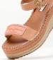 Women Platforms Low Witney.Brand Orange ECOleather Pepe Jeans