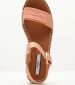 Women Platforms Low Witney.Brand Orange ECOleather Pepe Jeans