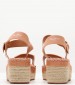 Women Platforms Low Witney.Brand Orange ECOleather Pepe Jeans