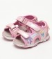 Kids Flip Flops & Sandals Bs.Flaffee Pink ECOleather Geox