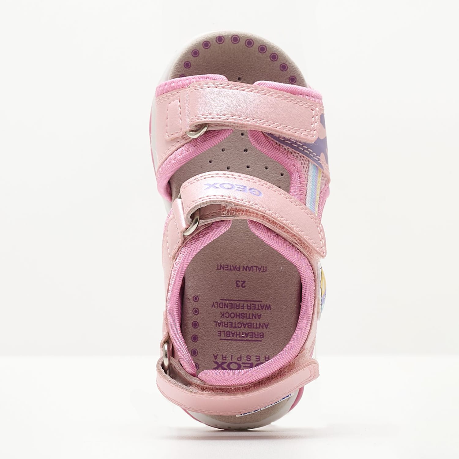 Kids Flip Flops & Sandals Bs.Flaffee Pink ECOleather Geox Kids Flip Flops & Sandals Bs.Flaffee Pink ECOleather Geox