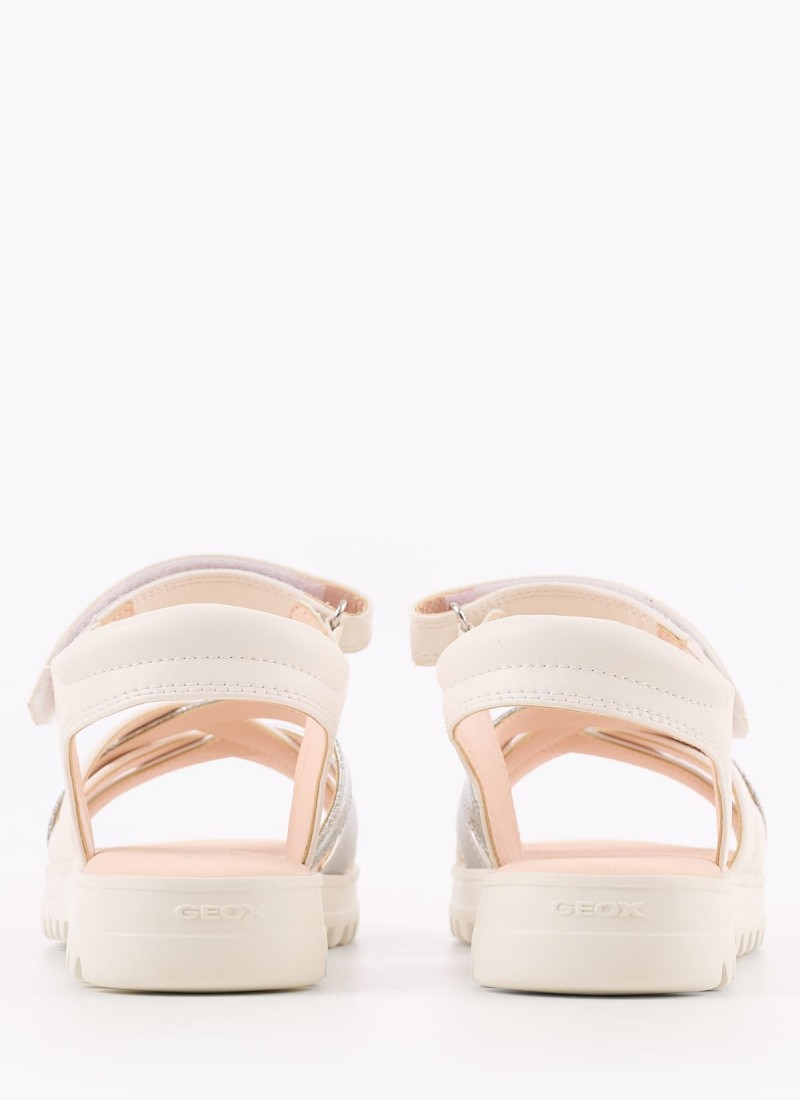 Kids Flip Flops Sandals from the Geox brand Coralie White