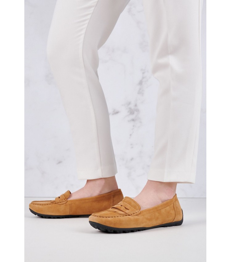 Women Moccasins D.Kosmopolis Tabba Buckskin Geox