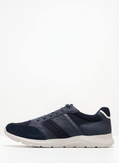 Ανδρικά Παπούτσια Casual Spherica Γκρι Ύφασμα Geox