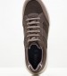 Men Casual Shoes Damiano Taupe ECOleather Geox