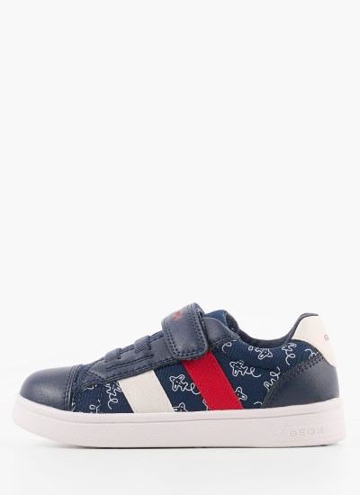 Παιδικά Παπούτσια Casual Djrock.Plane Μπλε ECOleather Geox