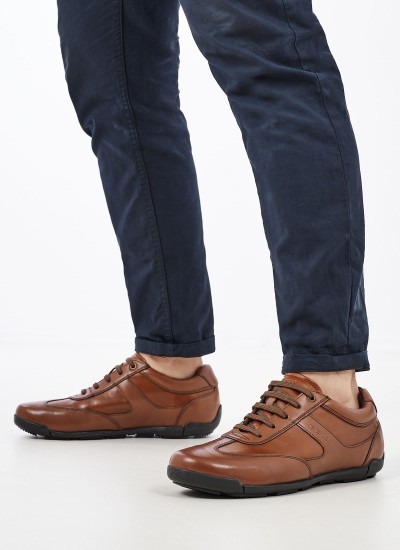 Ανδρικά Παπούτσια Casual Spherica Γκρι Ύφασμα Geox