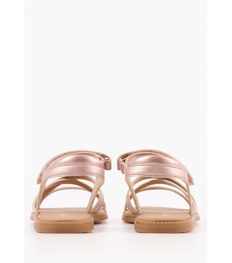 Kids Flip Flops & Sandals Karyl Pink ECOleather Geox