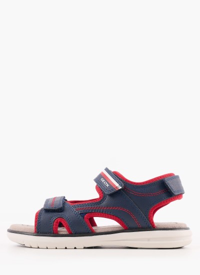 Παιδικά Παπούτσια Casual Maratea.Sport Μπλε ECOleather Geox