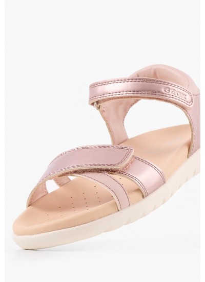 Παιδικά Παπούτσια Casual Aeranter Μπλε ECOleather Geox