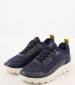 Men Casual Shoes Spherica.23 Blue Fabric Geox