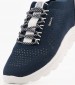 Γυναικεία Παπούτσια Casual Spherica.A Μπλε Ύφασμα Geox
