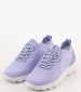 Women Casual Shoes Spherica.A Purple Fabric Geox