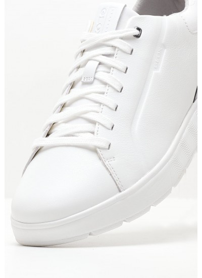 Men Casual Shoes Spherica.Ec4 White Leather Geox