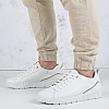 Ανδρικά Παπούτσια Casual Spherica.Ec4 Άσπρο Δέρμα Geox Casual - Sneakers Geox Spherica.Ec4-White