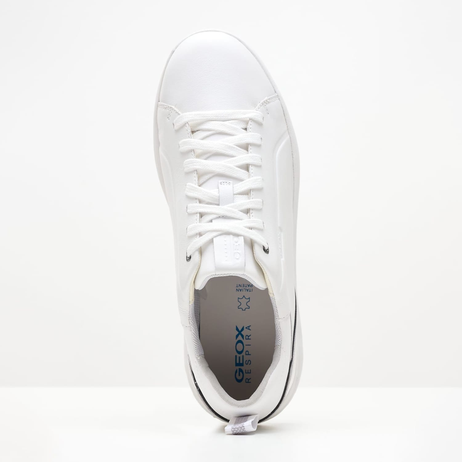 Ανδρικά Παπούτσια Casual Spherica.Ec4 Άσπρο Δέρμα Geox Casual - Sneakers Geox Spherica.Ec4-White