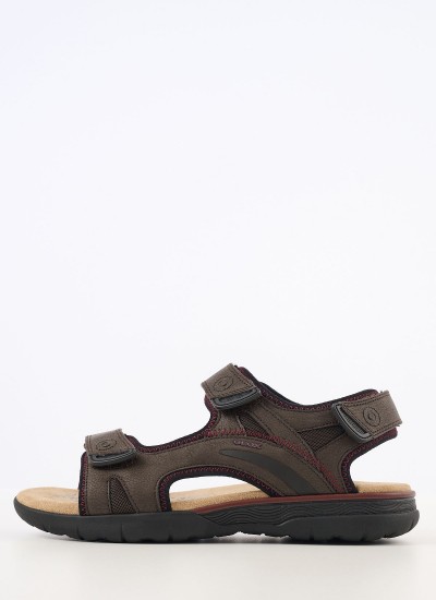 Men Flip Flops & Sandals Ulisse.Tape Black Eco-Leather Replay