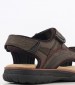 Men Flip Flops & Sandals Spherica.Ec5 Brown ECOleather Geox