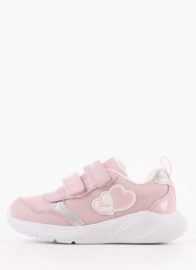 Παιδικά Παπούτσια Casual Sprintye.Baby Ροζ ECOleather Geox