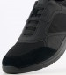 Men Casual Shoes U.Damiano.B Black ECOleather Geox