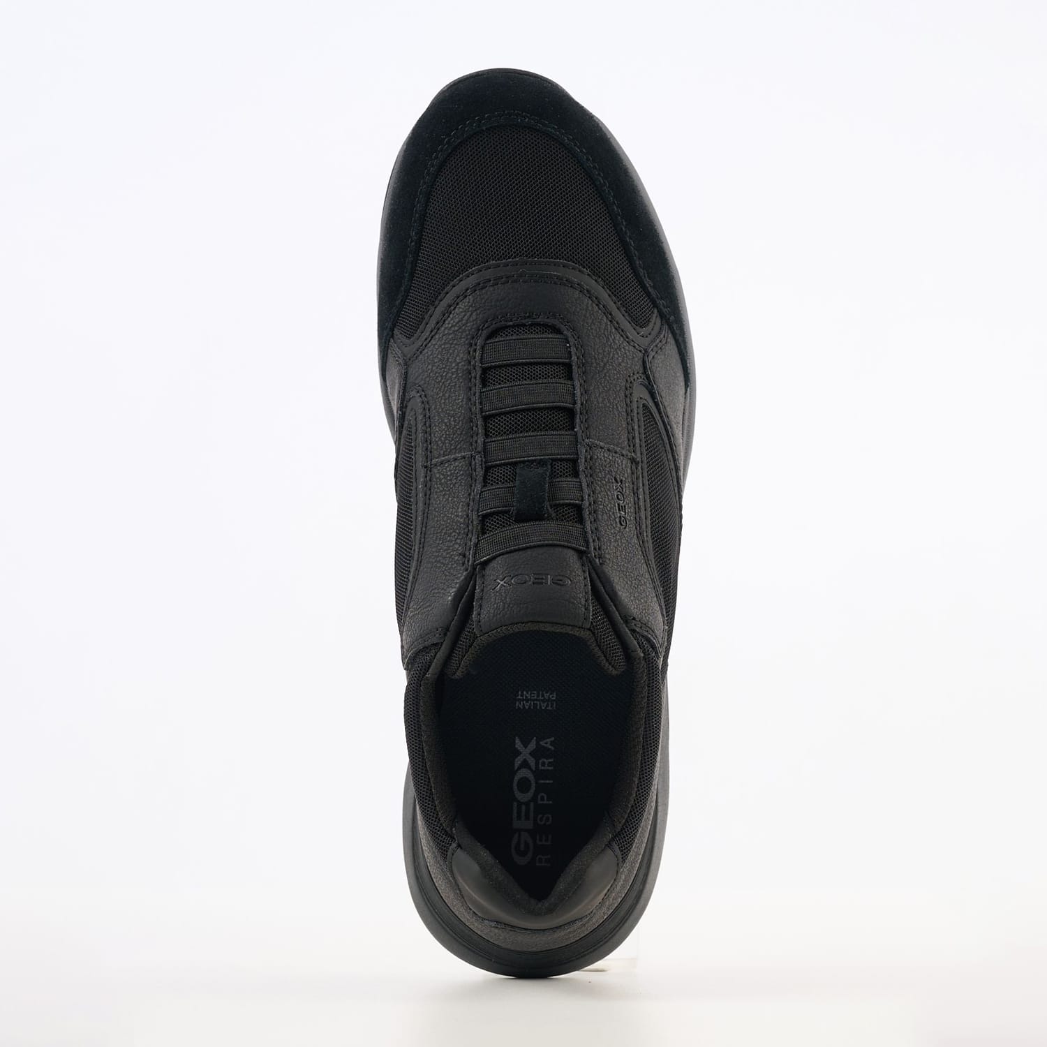 Men Casual Shoes U.Damiano.B Black ECOleather Geox Men Casual Shoes U.Damiano.B Black ECOleather Geox