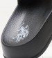 Women Flip Flops & Sandals Amami001 Black Rubber U.S. Polo Assn.
