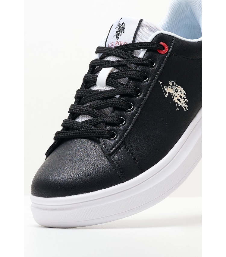 Men Casual Shoes Cody001 Black ECOleather U.S. Polo Assn.