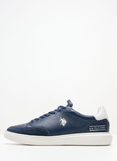 Ανδρικά Παπούτσια Casual Wilys003 Άσπρο ECOleather U.S. Polo Assn.