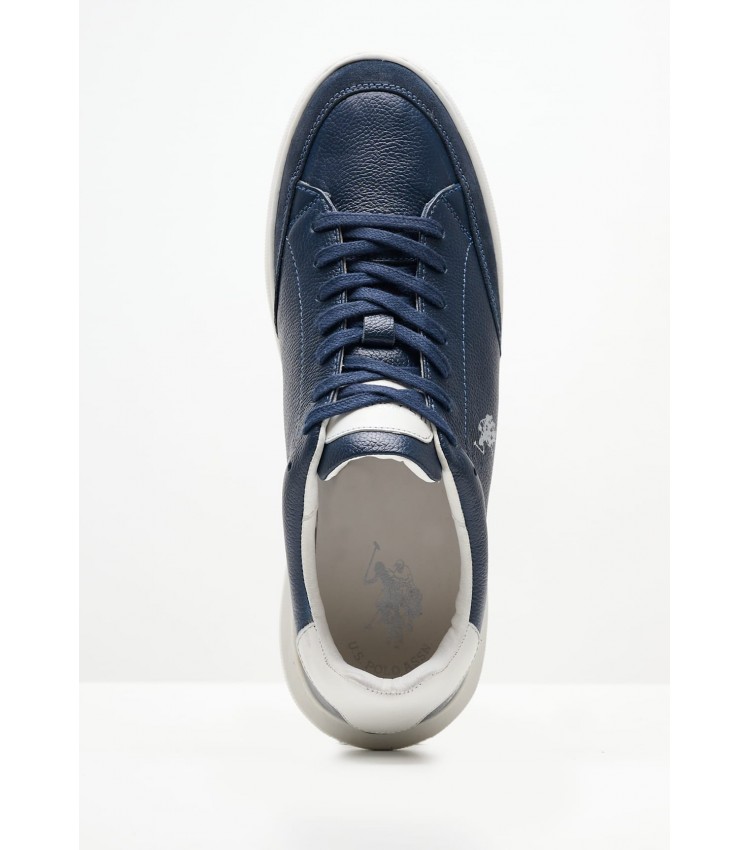 Men Casual Shoes Cryme005 Blue Buckskin U.S. Polo Assn.