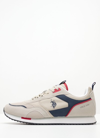 Ανδρικά Παπούτσια Casual Wilys003 Άσπρο ECOleather U.S. Polo Assn.