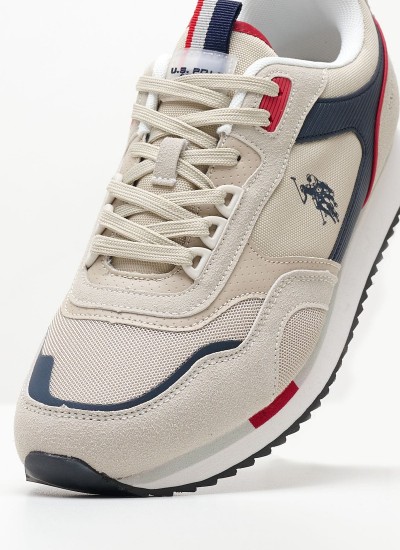Ανδρικά Παπούτσια Casual Wilys003 Άσπρο ECOleather U.S. Polo Assn.