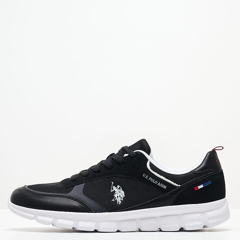 Men Casual Shoes Gary002 Black Fabric U.S. Polo Assn.