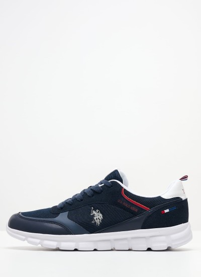 Ανδρικά Παπούτσια Casual Wilys003 Άσπρο ECOleather U.S. Polo Assn.