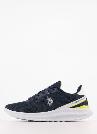 Ανδρικά Παπούτσια Casual Kaleb Μπλε Ύφασμα U.S. Polo Assn.