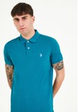 Men T-Shirts King.N Green Cotton U.S. Polo Assn.