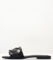 Women Flats Linda003 Black Leather U.S. Polo Assn.