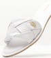 Women Flats Linda003 White Leather U.S. Polo Assn.