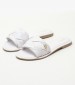 Women Flats Linda003 White Leather U.S. Polo Assn.