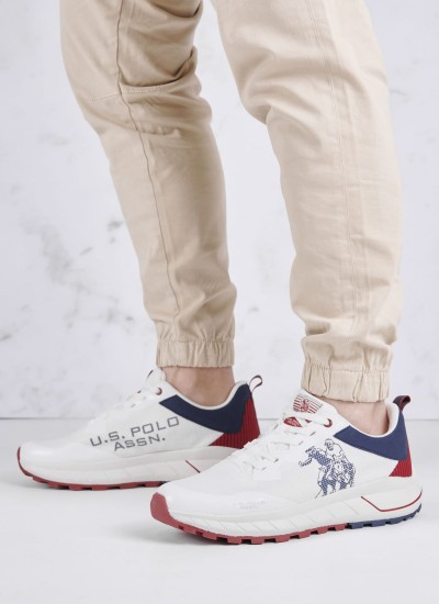 Ανδρικά Παπούτσια Casual Wilys003 Άσπρο ECOleather U.S. Polo Assn.