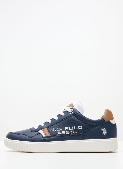 Men Casual Shoes Taska Blue Leather Paul & Shark