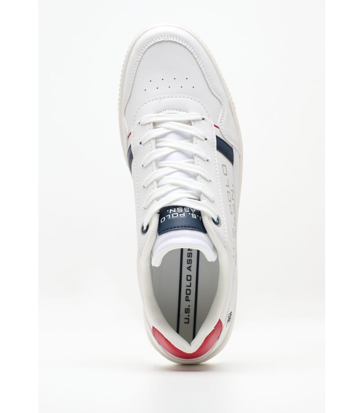 Men Casual Shoes Tymes004 White ECOleather U.S. Polo Assn.